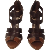 Thumbnail for your product : Christian Dior Brown Leather Mules & Clogs