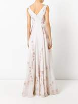 Thumbnail for your product : Talbot Runhof embellished floral gown