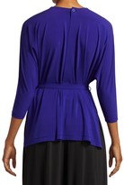 Thumbnail for your product : Issey Miyake Drape Jersey Tie Waist Top
