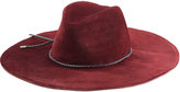 Thumbnail for your product : Emilio Pucci Suede Fedora with Leather Trim