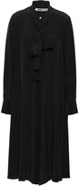 Thumbnail for your product : McQ Pussy-bow Silk Crepe De Chine Shirt Dress