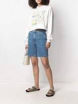 Thumbnail for your product : M Missoni cropped logo-print T-shirt