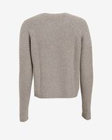 Thumbnail for your product : Autumn Cashmere Crop Moto Sweater