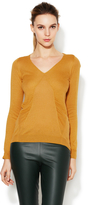 Thumbnail for your product : Design History V-Neck Gathered Sweater