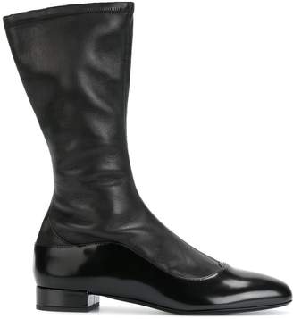 Giorgio Armani side zip boots