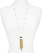 Thumbnail for your product : Alexis Bittar Crystal Studded Tassel Pendant Necklace, 30