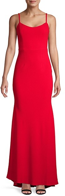 dress the population jodi crepe evening dress