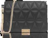 Thumbnail for your product : Michael Kors Jade Black Quilted-Leather Clutch