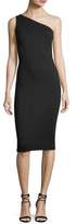 Thumbnail for your product : Bailey 44 Amped One-Shoulder Crepe Midi Dress