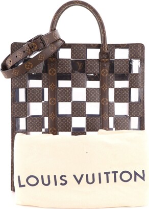 Louis Vuitton 2023 Virgil Abloh Clear Monogram Chess Keepall