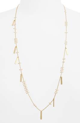 Madewell Double Bead & Charm Necklace