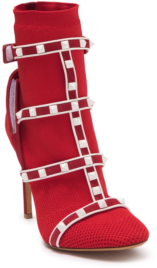 valentino rockstud bodytech bootie