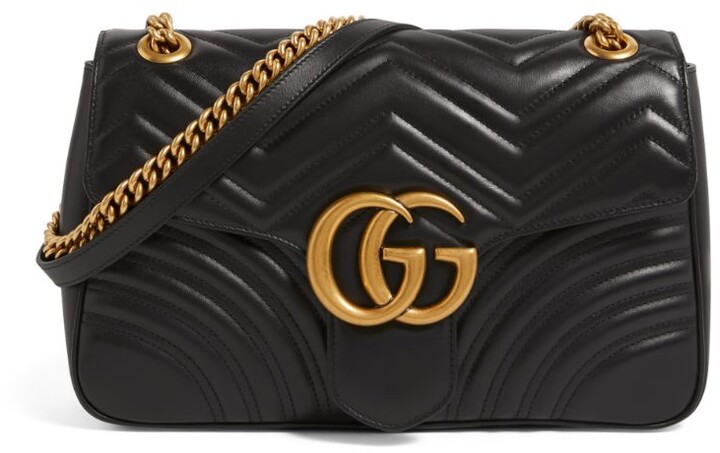 gucci small marmont matelasse shoulder bag
