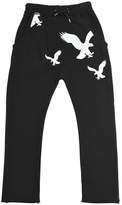 Thumbnail for your product : Fred Mello Eagles Print Cotton Sweatpants