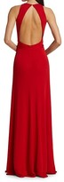 Thumbnail for your product : Halston Paola Halter Keyhole Gown