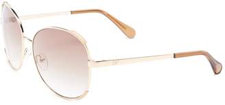 Diane von Furstenberg 60mm Round Sunglasses