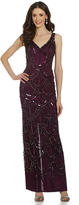 Thumbnail for your product : Marina Fishscale Beaded Gown