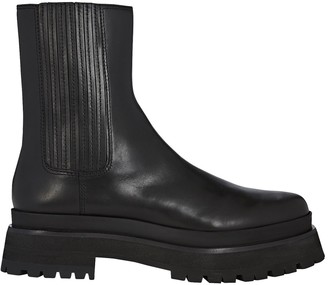 toni black platform boot