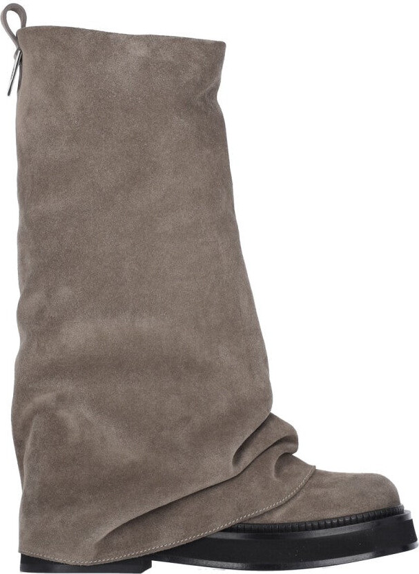 ATTICO Robin" Combat Boots - Taupe