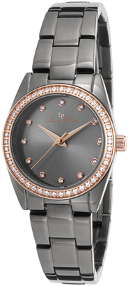 Lucien Piccard Gray Crystal LaBelle Bracelet Watch - Women