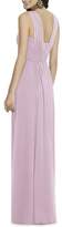 Thumbnail for your product : Alfred Sung Illusion Sleeve Chiffon Column Gown