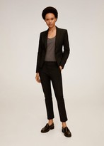 Thumbnail for your product : MANGO Structured suit blazer olive green - 2 - Women