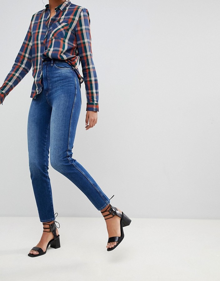 Pepe Jeans Betty High Waisted Skinny Jeans - ShopStyle