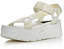 aqua platform sandals