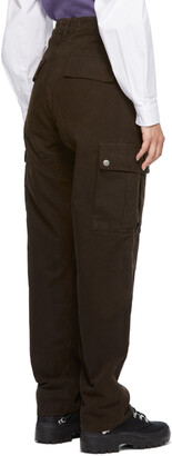 Reese Cooper SSENSE Exclusive Brown Organic Dye Cargo Trousers