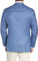 Thumbnail for your product : David Donahue Arnold Classic Fit Plaid Wool Blend Sport Coat