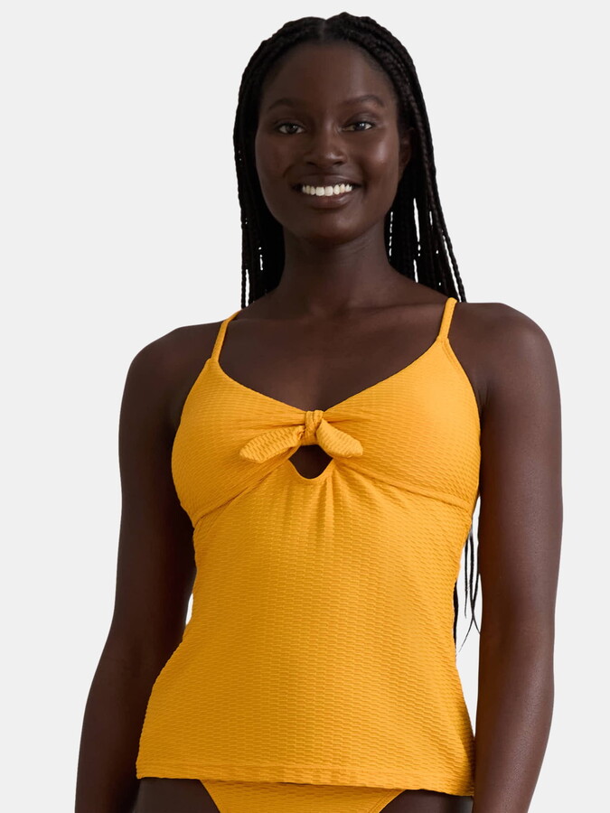 Jessica Simpson Women’s Tie Knot Tankini Top, Sizes XS-XXL