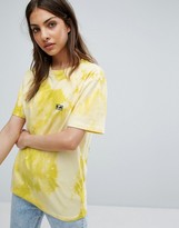 Thumbnail for your product : Obey Bleached Boyfriend T-Shirt With Logo Back Graphic