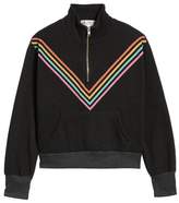 Thumbnail for your product : Wildfox Couture '80s Track Star Soto Warm-Up Sweatshirt
