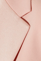 Thumbnail for your product : DKNY Satin-trimmed crepe blazer