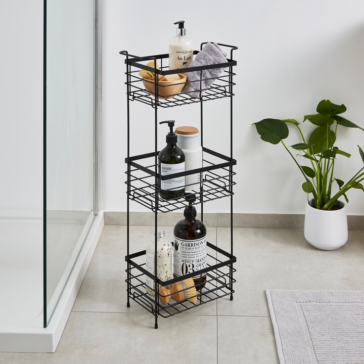 Dunelm Black Bathroom Caddy Black - ShopStyle