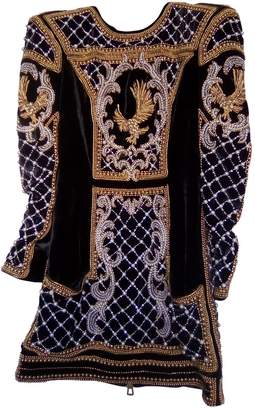 Balmain For H&M For H&m Black Velvet Dress for Women