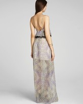 Thumbnail for your product : BCBGeneration Maxi Dress - Ruffled Abstract Print