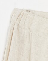 Thumbnail for your product : In The Style Plus wide leg pants in stone