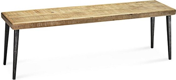 Jamie Young Co. Farmhouse Bench in Brown