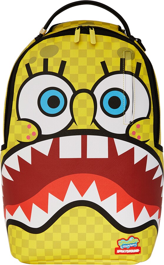 Spongebob Sprayground 3d Backpack SpongeBob Cosplay PU Backpack