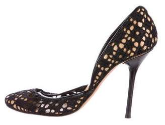 Diego Dolcini Woven d'Orsay Pumps