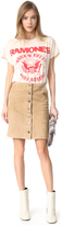 Thumbnail for your product : Anine Bing Button Down Suede Skirt