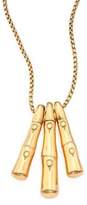 Thumbnail for your product : John Hardy Bamboo 18K Yellow Gold Trio Stick Pendant Necklace