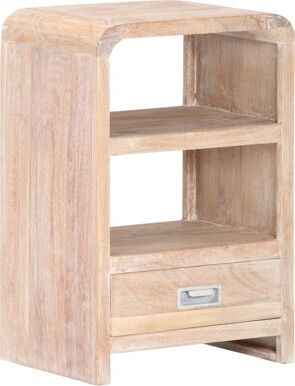 Foundry Select Nightstand Bedside Cabinet with Drawer Bed Cabinet Solid Wood Acacia