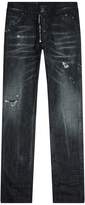 Thumbnail for your product : DSQUARED2 Distressed Zip Jeans