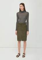 Thumbnail for your product : Officine Generale Emma Ribbed Turtleneck Grey