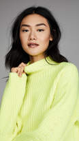 Thumbnail for your product : Diane von Furstenberg Long Sleeve Chunky Ribbed Sweater