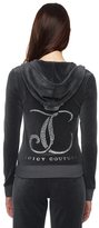 Thumbnail for your product : Juicy Couture Ornate Monogram Velour Original Jacket