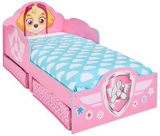 Paw Patrol Skye Toddler Bed With Underbed Storage By Hello Home