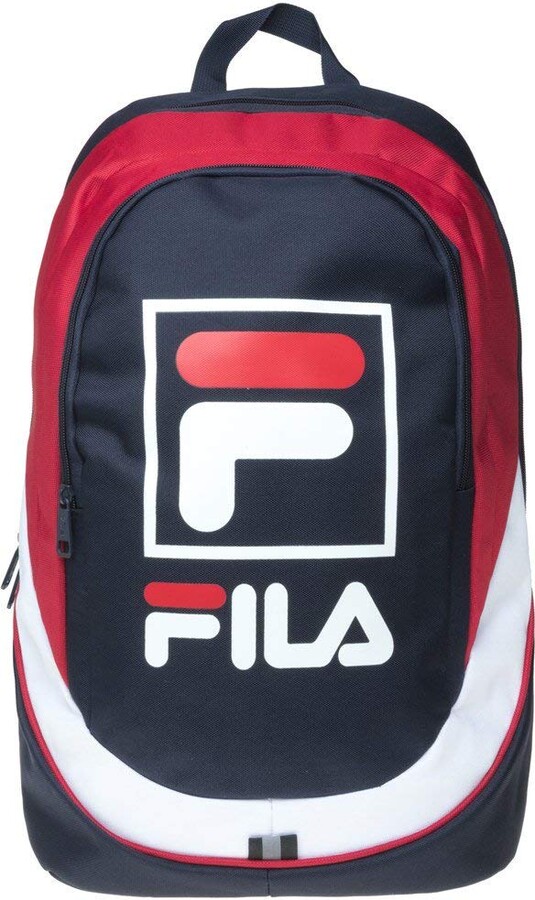 fila backpack red white blue